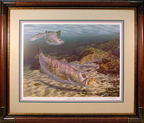 "About To Croak" by fish artist Randy McGovern