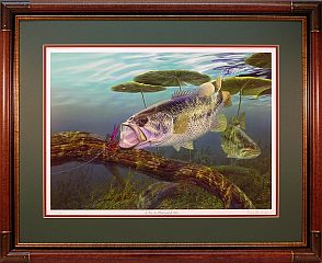 "A Pig, A Hawg and A Log" by fish artist Randy McGovern