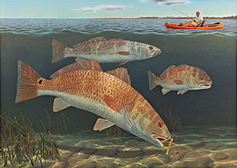 "Fool's Gold" by fish artist Randy McGovern