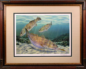 "Gold Diggers" by fish artist Randy McGovern