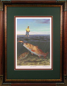 "Golden Opportunity by fish artist Randy McGovern