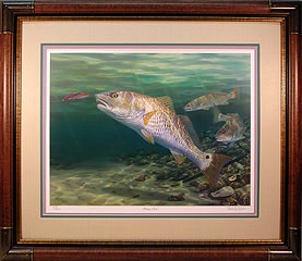 "Seeing Red" by fish artist Randy McGovern
