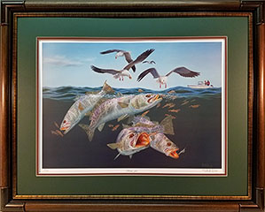 "Shrimp Fest" by fish artist Randy McGovern