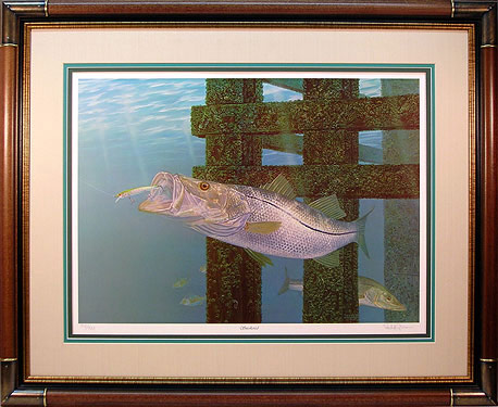 "Snookered" - Snook by fish artist Randy McGovern